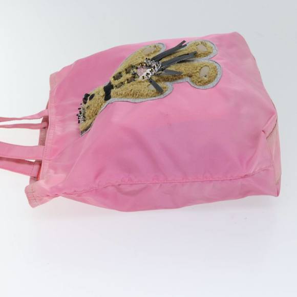 PRADA Hand Bag Nylon Pink Auth yk11651 - Picture 4 of 16